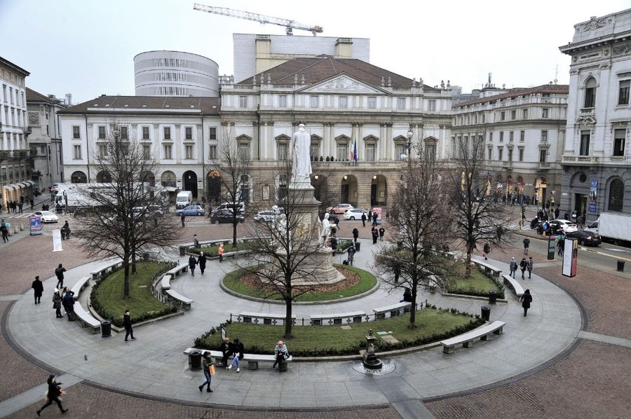 Piazza della Scala e Teatro alla Scala